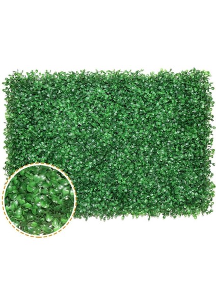 Yapay Çiçek Duvar Kaplama Şimşir Panel 40 x 60 cm