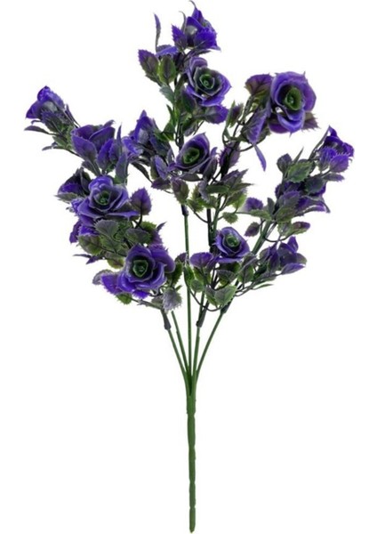 Yapay Çiçek Gül Demeti Mor