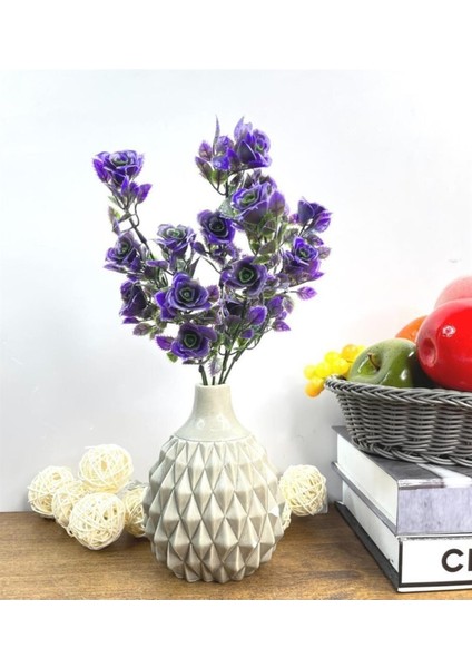 Yapay Çiçek Gül Demeti Mor indirimleri