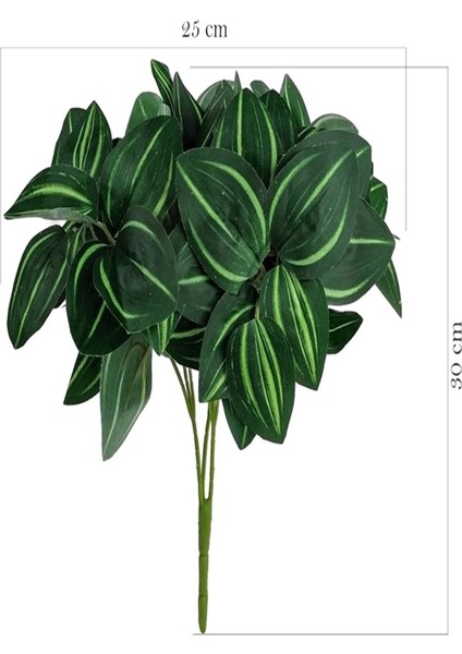 Yapay Çiçek Sarı Çizgili Yaprak Demeti fiyatları