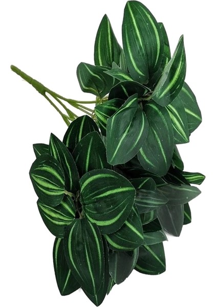 Yapay Çiçek Sarı Çizgili Yaprak Demeti modelleri