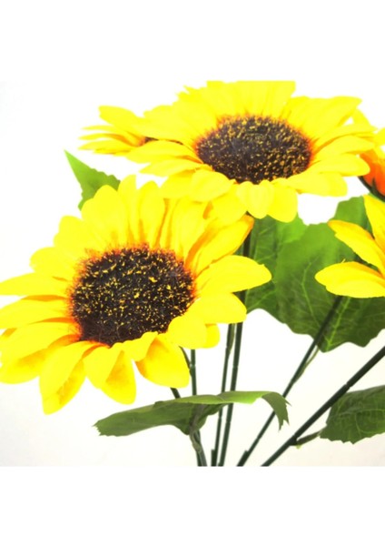 Yapay Çiçek 5 Dallı Ayçiçeği 50 cm