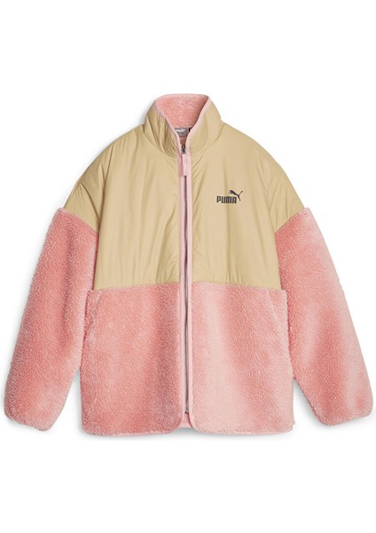 Sherpa Hybrid Jacket Kadın Günlük Polar Ceket 67537163 Pembe