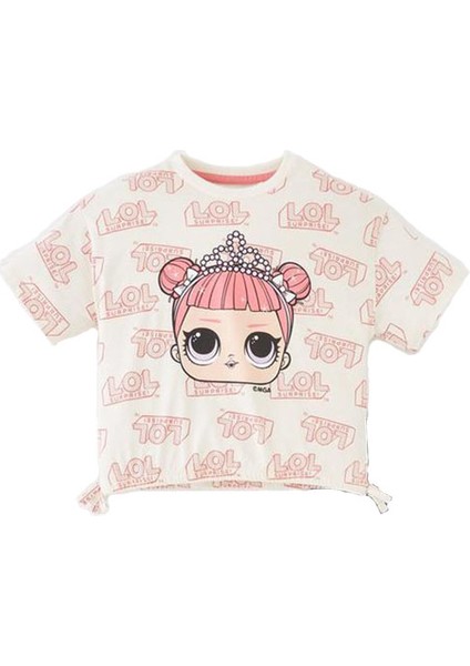 Lol Suprise Kız Çocuk Crop Tshirt