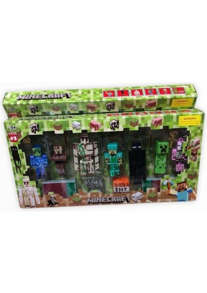 Minecraft Minecraft Oyuncak Enderman 7 Karakter ve Aksesuarlı Set