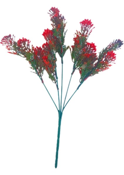 Yapay Çiçek Tomurcuklu Yonca Demeti Kırmızı fiyatları