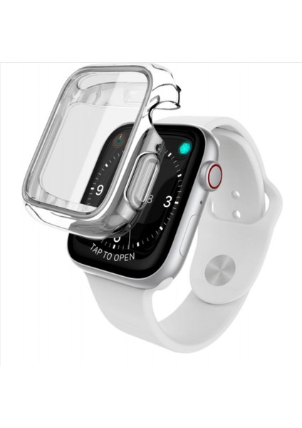BufaloGlass Apple Watch 2 3 4 5 6 Se Uyumlu Akıllı Saat Ekran Koruyuculu Kasa 45 mm
