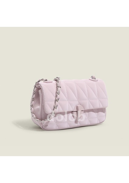 Yeni Eşkenar Dörtgen Küçük Kare Çanta Makaron Moda Vahşi Koltuk Altı Çanta Tatlı Küçük Kokulu Rüzgar Omuz Çapraz Sırt Çantası (Yurt Dışından) modelleri