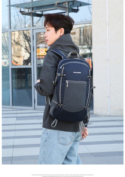 Yeni Katlanır Çanta Çok Fonksiyonlu Açık Hafif Dağcılık Çantası Katlanır Omaralar Çanta Seyahat Su Önleyen Günü Sırt Çantası (Yurt Dışından) fiyatları