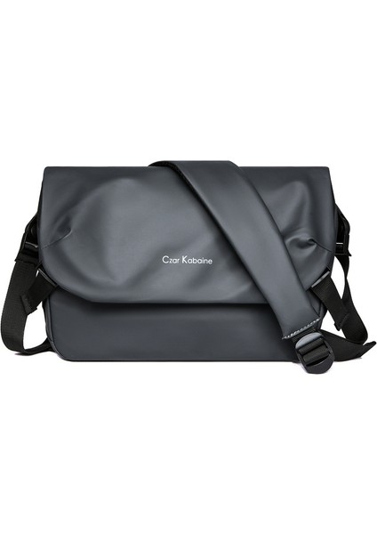 Postacı Çanta Erkek Işlevi Crossbody Çanta Deri Film Su Geçirmez Rahat Tek Omuz Crossbody Çanta Erkek Çanta Yeni Binme Çanta (Yurt Dışından)