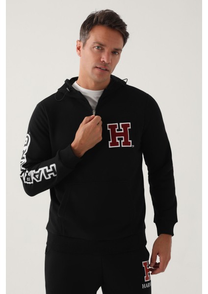Siyah Erkek Sweatshirt
