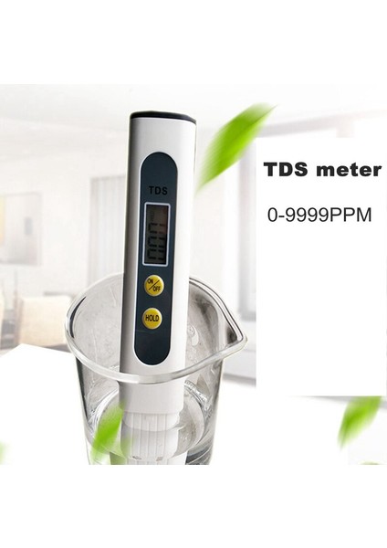 Tds Su Sayacı Dijital Su Kalitesi Filtresi Ölçüm Ekipmanları Tds Su Saflığı Test Cihazı Aracı 0-9999PPM Içme Akvaryumu Için (Yurt Dışından) fiyatları