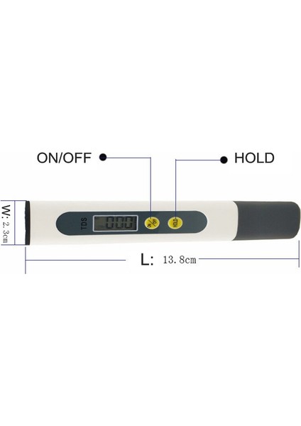 Tds Su Sayacı Dijital Su Kalitesi Filtresi Ölçüm Ekipmanları Tds Su Saflığı Test Cihazı Aracı 0-9999PPM Içme Akvaryumu Için (Yurt Dışından) modelleri