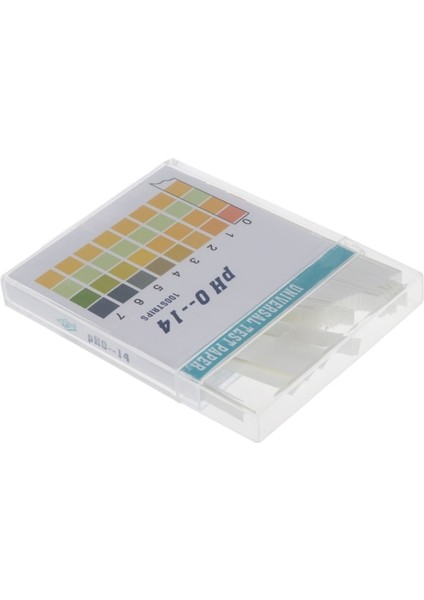 100 Şerit 0-14 Ph Alkali Asit Göstergesi Kağıt Su Tükürük Turnusol Test Kiti #20/24W (Yurt Dışından) fırsatları