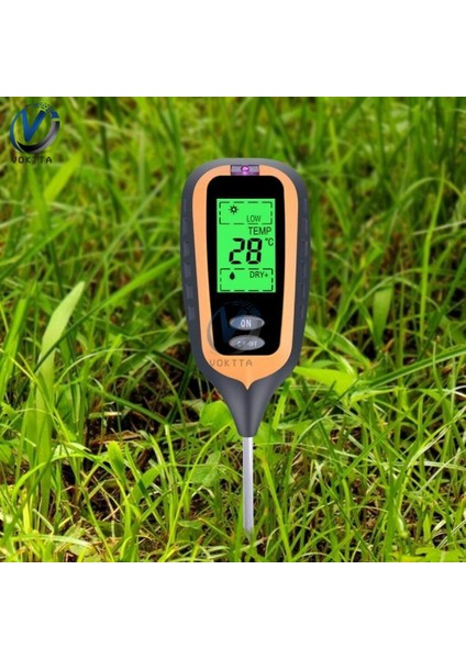 3/4/5 In 1 Çok Fonksiyonlu Toprak Ph Test Cihazı Dijital Ph Ölçer Sıcaklık Nem Güneş Işığı Yoğunluğu Ölçümü Bahçe Bitkileri Için (Yurt Dışından) indirimleri