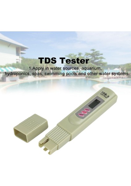 Tds Metre Test Cihazı Taşınabilir Kalem Dijital 9999PM Yüksek Doğru Filtre Ölçme Su Saflığı Kalite Monitörü (Yurt Dışından) fırsatları