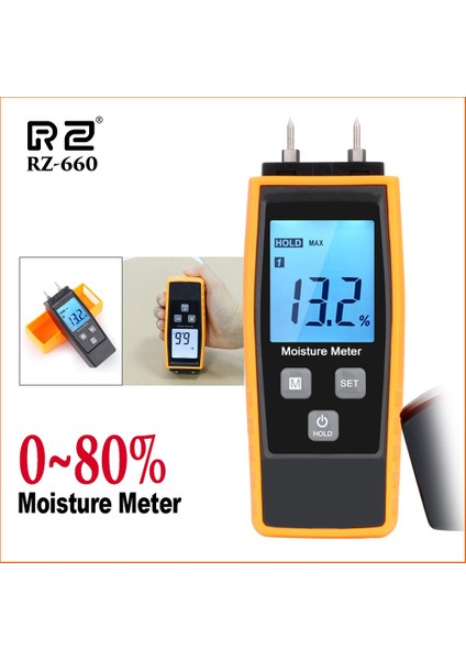 Rz Ahşap Nem Ölçer Dijital Ahşap Nem Ölçer Beton 0-80% EMT01 Kereste Ağaç Işleme Nem Ölçer Nem Ölçer (Yurt Dışından) fiyatları