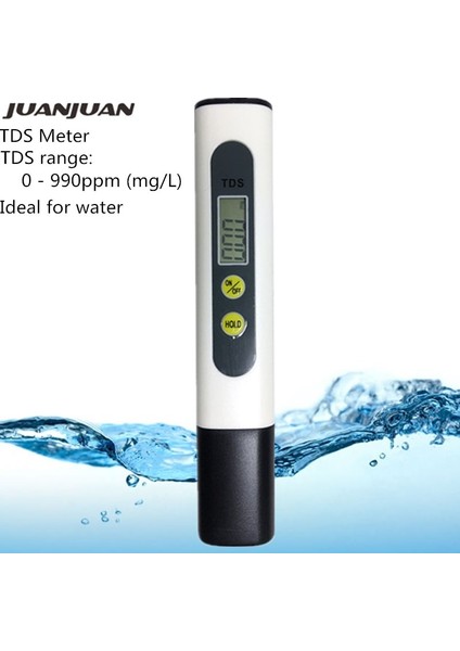 Tds Metre Su Kalitesi Test Cihazı Otomatik Kalibrasyon Tds Test Cihazı 0-990PPM Ideal Su Test Ölçer Içme Suyu Akvaryumları 30% Kapalı (Yurt Dışından) fiyatları