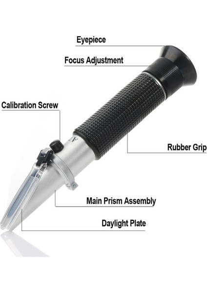 0-80 Ölçüm Aralığı ile Taşınabilir El Atc Refraktometre Likör Hacim Yüzdesi Test Cihazı (Yurt Dışından) indirimleri