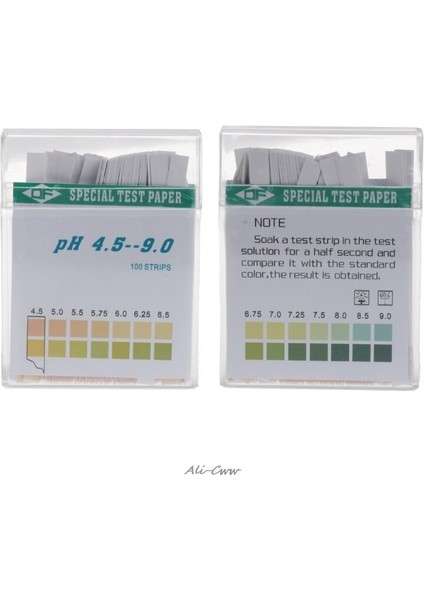 100 Şerit 4.5-9 Ph Alkali Asit Göstergesi Kağıt Su Tükürük Turnusol Test Kiti (Yurt Dışından) modelleri
