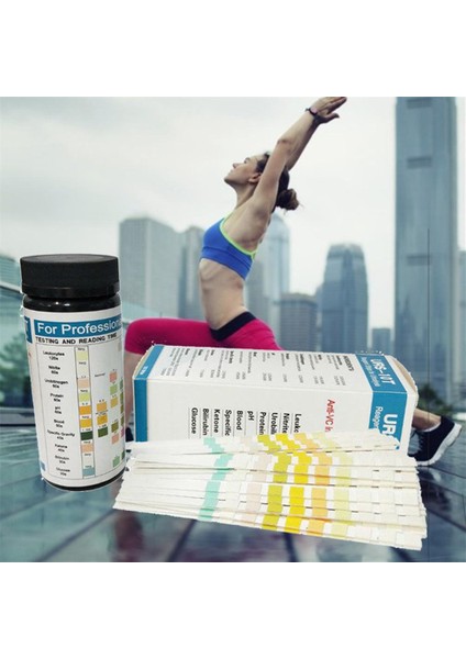 50/100 URS-10T Idrar Test Şeritleri 10 Idrar Parametre Test Şeritleri Wbc Nitrit Ürobilinojen Protein Ph Kan Özgül Ağırlık (Yurt Dışından) modelleri