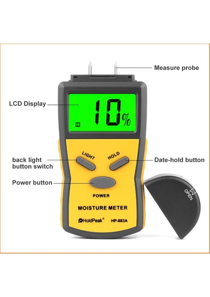 Holdpeak Ahşap Nem Ölçer Dijital Nem Ölçer Kereste Nemli Nem Ölçüm Cihazı Higrometre Nem Ölçer (Yurt Dışından) modelleri