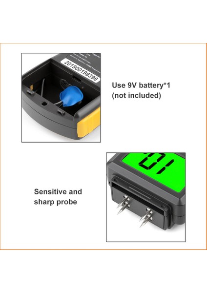 Holdpeak Ahşap Nem Ölçer Dijital Nem Ölçer Kereste Nemli Nem Ölçüm Cihazı Higrometre Nem Ölçer (Yurt Dışından) fırsatları