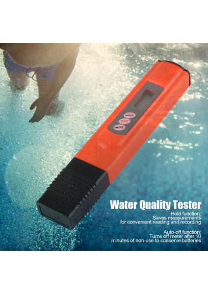 Dijital Metre LCD Su Kalitesi Saflık Monitörü Akvaryum Yüzme Havuzu Tds Ölçüm Aracı (Yurt Dışından)