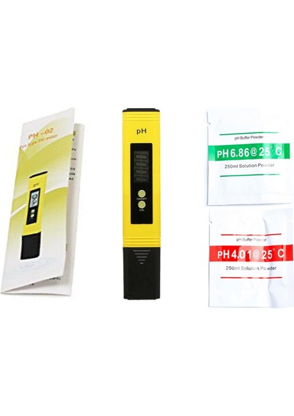 Taşınabilir LCD Dijital Ph Ölçer Test Cihazı Kalem Aralığı 0.0-14.0ph Doğruluk 0.1 Akvaryum Havuz Suyu Için Otomatik Kalibrasyon (Yurt Dışından)