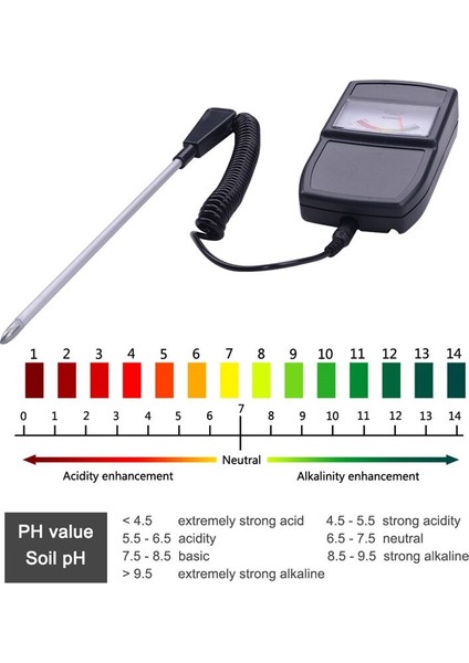 Yieryi Ph Toprak Ölçer 2 In 1 Çiçekler Işaretçi Tipi Açık Toprak Ph Test Cihazı Asitlik Ölçer Analizörü Bahçecilik Için (Yurt Dışından) indirimleri