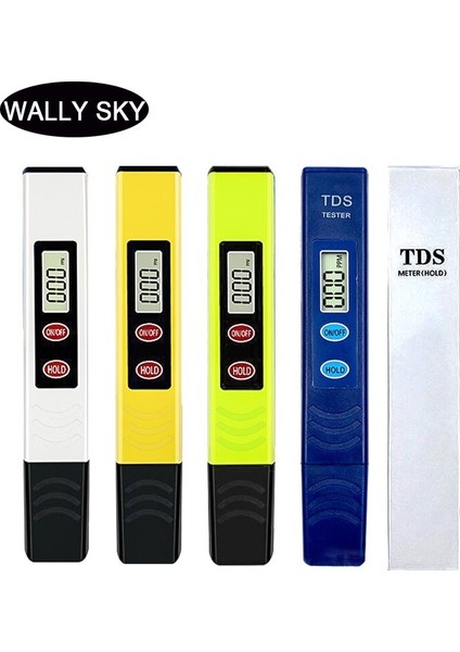 Taşınabilir Dijital Tds Metre Test Cihazı Dijital LCD Su Kalitesi Test Kalemi Içme Suyu Akvaryum Havuz Suyu 0-9999 Ppm Test Aracı (Yurt Dışından) fiyatları