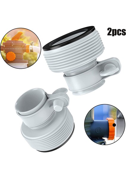 Filtre Pompaları Tuzlu Su Sistemi Parçaları Için 2 Adet Havuz Hortumu Dönüşüm Adaptörü Podazz (Yurt Dışından) fırsatları