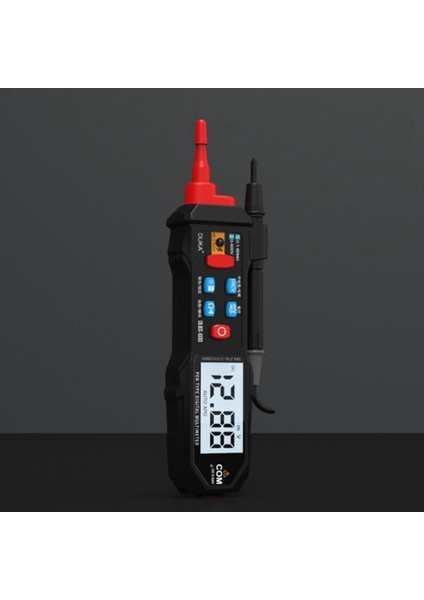 Duka DLBS-600 LCD Dijital Multimetre Kalem Yüksek Hassasiyetli El Feneri Temassız Algılama Ses Işığı Alarmı (Yurt Dışından)