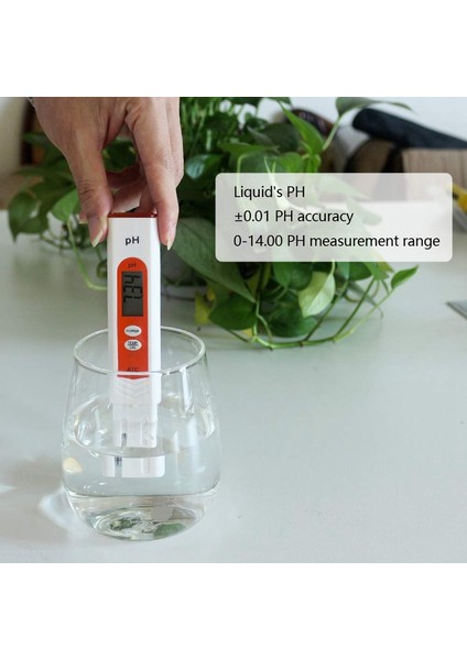 Su Sayacı Ph Ölçer, Tds-Ec-Temp'li Ppm Test Cihazı (3'ü 1 Arada) ve +/- %2 Doğruluk, Ph Test Cihazı 0-14,00PH ve 0,01 Doğruluk (Yurt Dışından) fırsatları