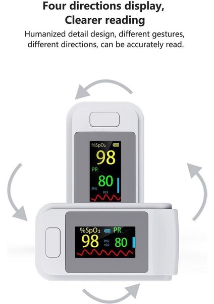 Profesyonel Parmak Oksimetresi Taşınabilir Nabız Oksimetresi Nabız Monitörü LED Alarm Ekranı ile Spo2 Pr ve Pı Ölçüsü (Yurt Dışından) fırsatları