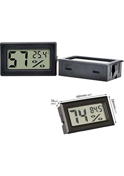 Paket Mini Dijital Termometre Higrometre, Kapalı Dijital Elektronik Sıcaklık Nem Ölçer Ölçer LCD Ekran (Yurt Dışından) indirimleri