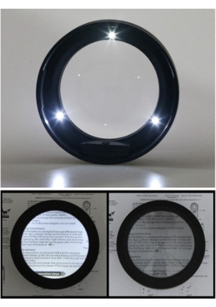 Gazete Dergileri Kitabı Için 5x Işıklı Büyüteç Kubbe Okuma Büyüteci (Yurt Dışından) modelleri