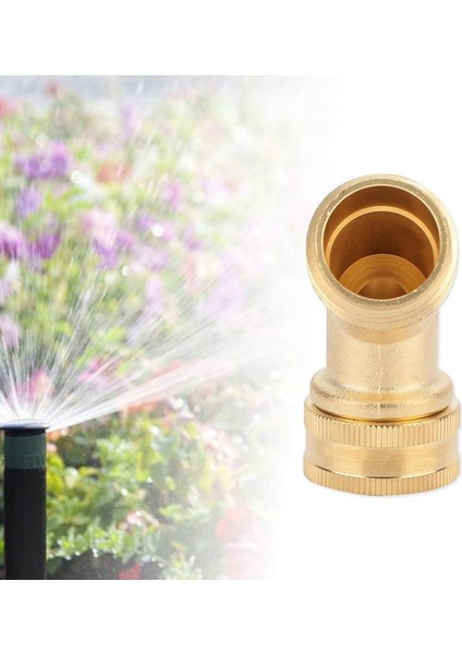 [hazır Stok] 3/4 Inç Pirinç Dirsek Küresel Vana Boru Konnektörü Adaptörü Conta Konnektörleri ile Bahçe Irrigati (Yurt Dışından)