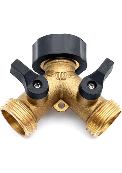 Hortum Dağıtıcı 2 Yollu Ağır Hizmet Tipi Pirinç Konnektör Musluk Ayırıcı Y Ayırıcı 2 Vana ve 2 Ekstra Lastik Pul (Yurt Dışından) fiyatları
