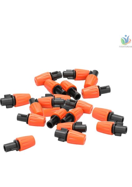 #fany 30 Adet Küçük Boy Plastik Ayarlanabilir Püskürtme Nozulları Bahçe Su Soğutma Püskürtme Yağmurlama Memesi Damla Sulama Borusu Ekipmanları Hortum Konnektörü ile (Yurt Dışından)