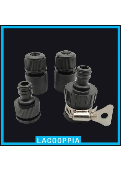 [4 Parça Bahçe Su Hortumu Bağlantı Parçaları Adaptör Konnektörü Bahçe Çim Aracı (Yurt Dışından)