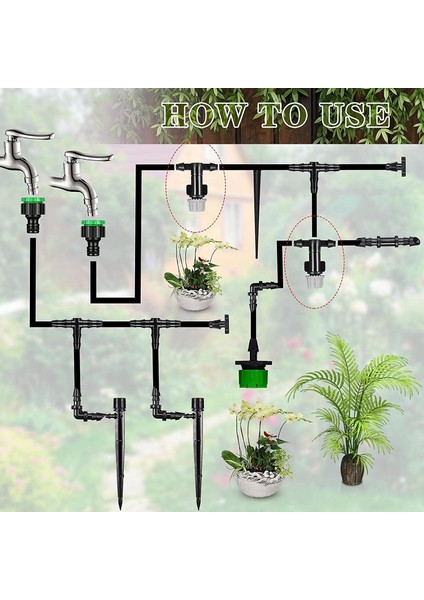 80 Adet Ayarlanabilir Yağmurlama Damla Sulama Sisleme Damlatıcı (Yurt Dışından) modelleri