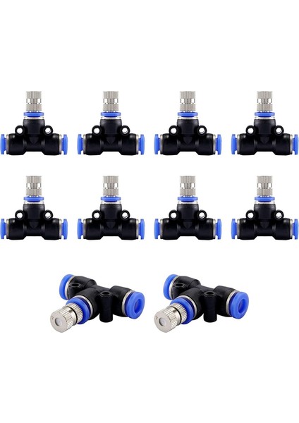 Ncanruı Misting Nozul Kiti 1/4-Inch Memesi ile Sprey Soğutma Cihazı Konnektörleri Açık Su Mister Soğutma Sistemi 10 Adet (Yurt Dışından) fiyatları