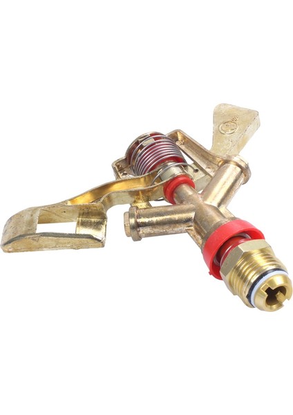 Nxfdsıoz 2x Sıcak 1/2 Inç Çift Konnektör Çinko Alaşımı 360 Derece Döndürme Külbütör Kolu Su Yağmurlama Püskürtme Memesi (Yurt Dışından) modelleri