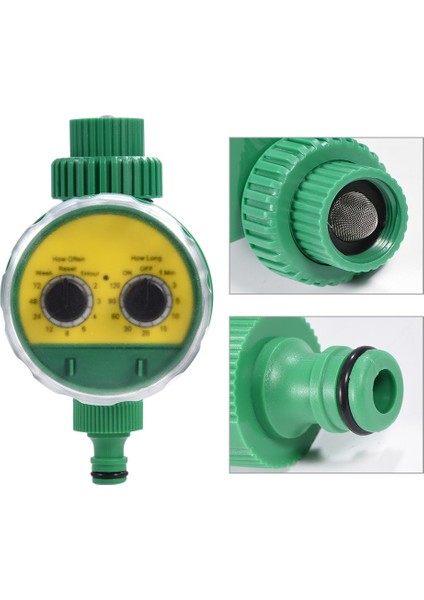 Otomatik Elektronik Bahçe Sulama Zamanlayıcı Sulama Kontrolörü Solenoid Vana Sulama Yağmurlama Bahçe Sulama Sistemi (Yurt Dışından) indirimleri