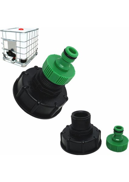 Ibc Tankı Adaptörü Ibc Adaptörü Su Musluğu Konnektörleri Bahçe Su Tankı Adaptörü Conbo (Yurt Dışından)