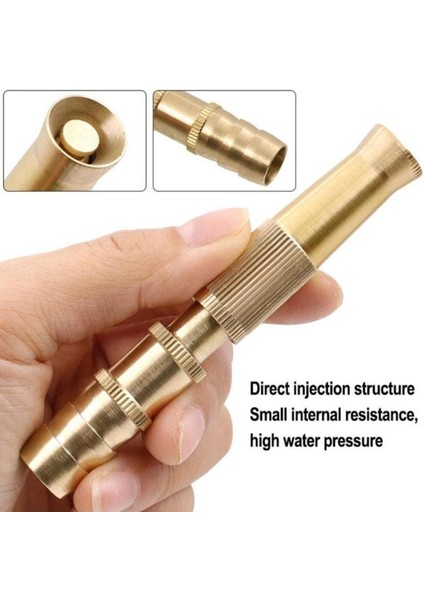 [sıcak] Yüksek Basınçlı Yıkama Makinesi Duş Araba Yıkama Su Tabancası Ev Fırça Araba Sulama Memesi Hat Tipi Bakır (Yurt Dışından)