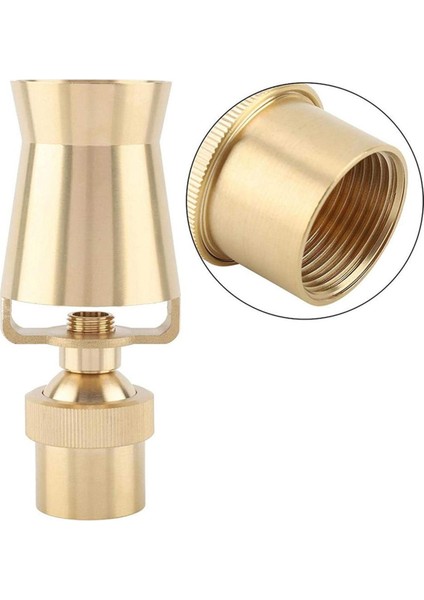 Zoroom Pirinç Dayanıklı Ayarlanabilir Buz Kulesi Fıskiyeler Için Cascade Yağmurlama Başlığı (1 Inç DN25) (Yurt Dışından)