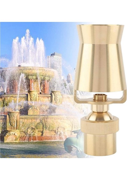 Zoroom Pirinç Dayanıklı Ayarlanabilir Buz Kulesi Fıskiyeler Için Cascade Yağmurlama Başlığı (1 Inç DN25) (Yurt Dışından) modelleri