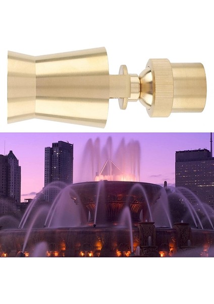 Zoroom Pirinç Dayanıklı Ayarlanabilir Buz Kulesi Fıskiyeler Için Cascade Yağmurlama Başlığı (1 Inç DN25) (Yurt Dışından) fırsatları